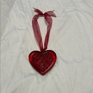 Red Heart-Shaped Wall Art